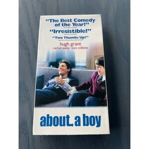 About A Boy Hugh Grant Comedy Movie Vintage 2002 VHS Tape Pre-Loved
